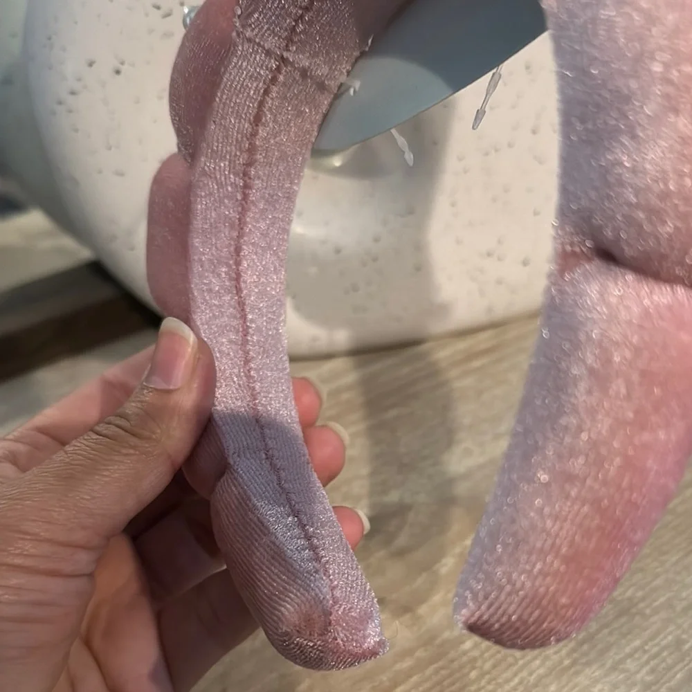 Pink Scalloped Padded‎ Hair Accessory